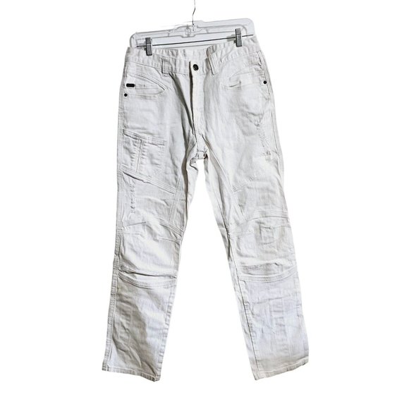young republic Other - Young Republic Moto Jeans‎ size 34 Men's biker utility jeans white